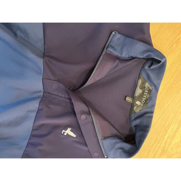 Greyson Vest Mens XL Blue‎ Half Zip Golf Tech Performance - Picture 2 of 4